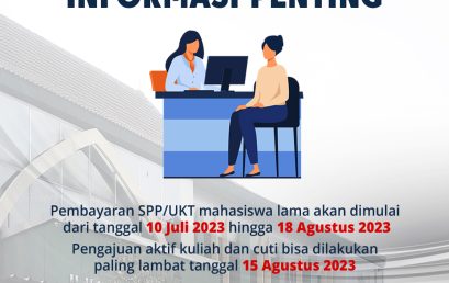 Masa Pembayaran SPP Mahasiswa Pascasarjana Untirta Semester Ganjil 2022/23